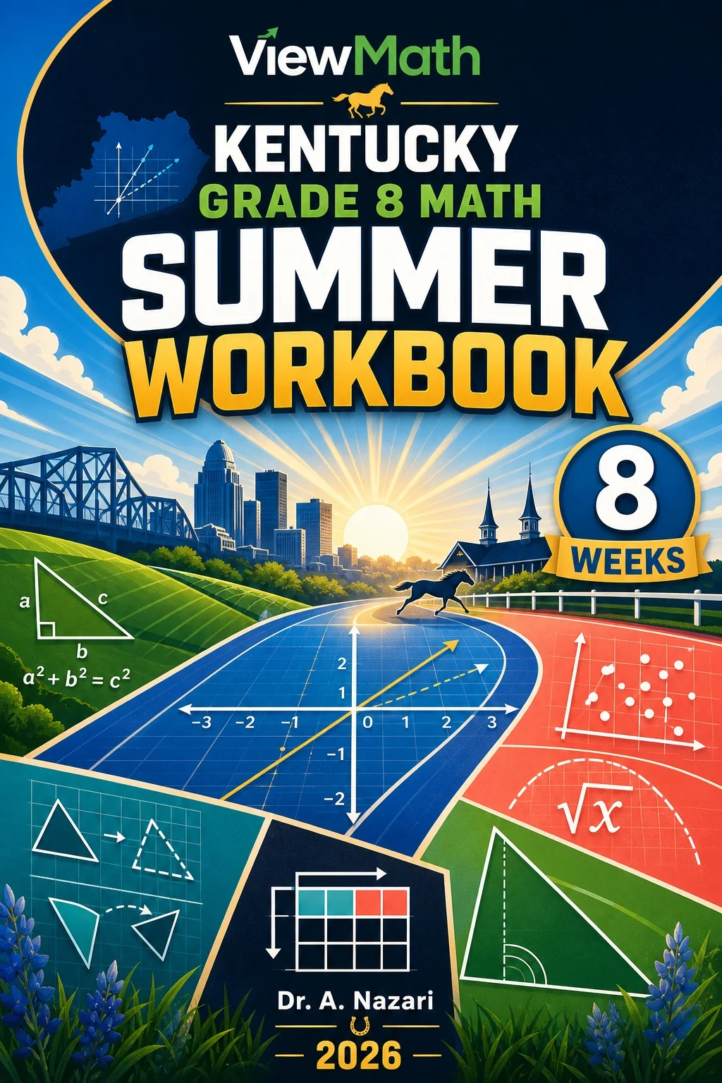Kentucky KSA Grade 8 Math Summer Review Workbook