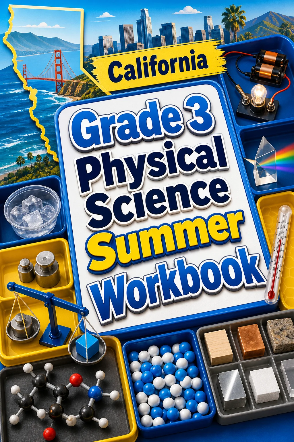 California Grade 3 Physical Science Summer Workbook