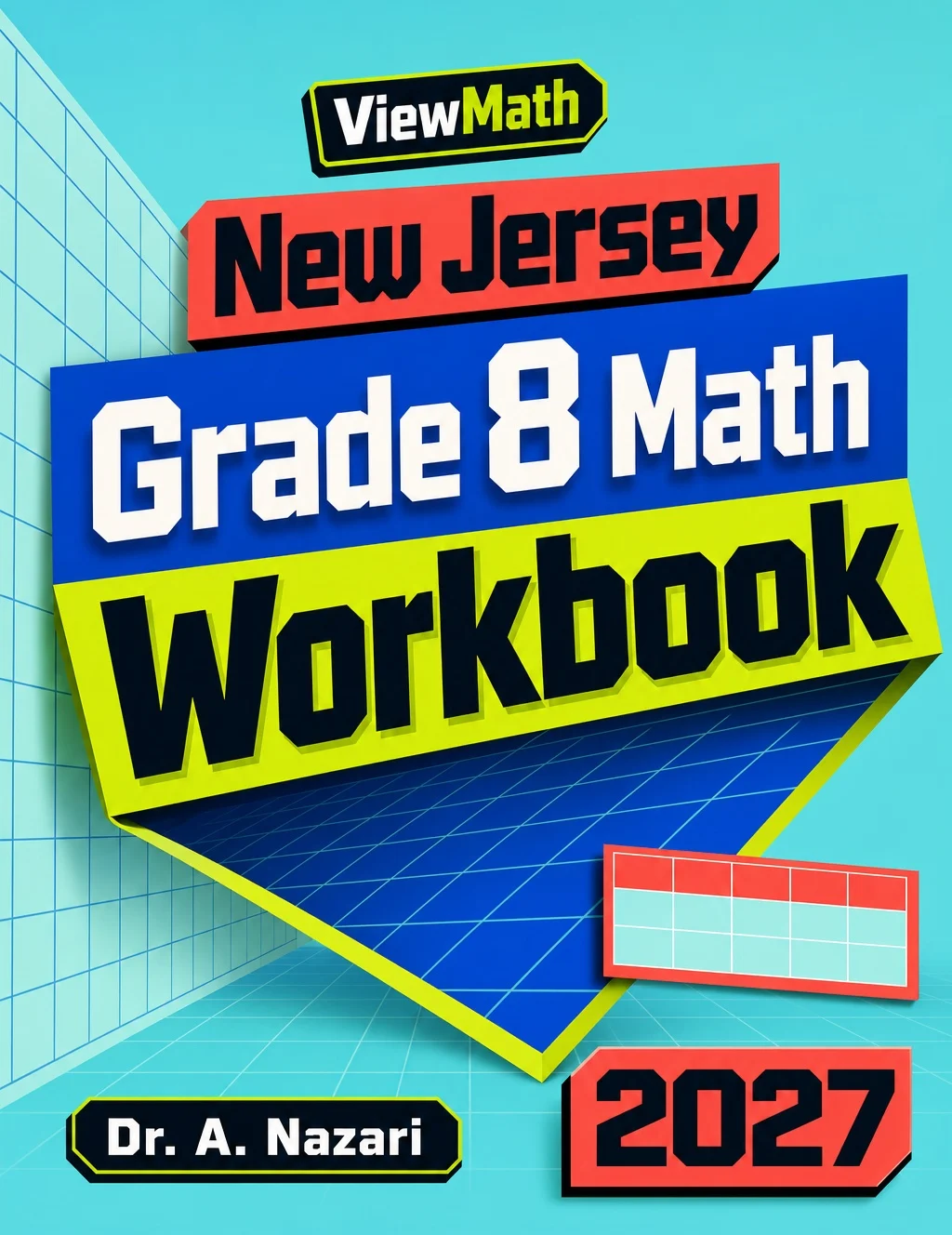 New Jersey NJSLA Grade 8 Math Workbook