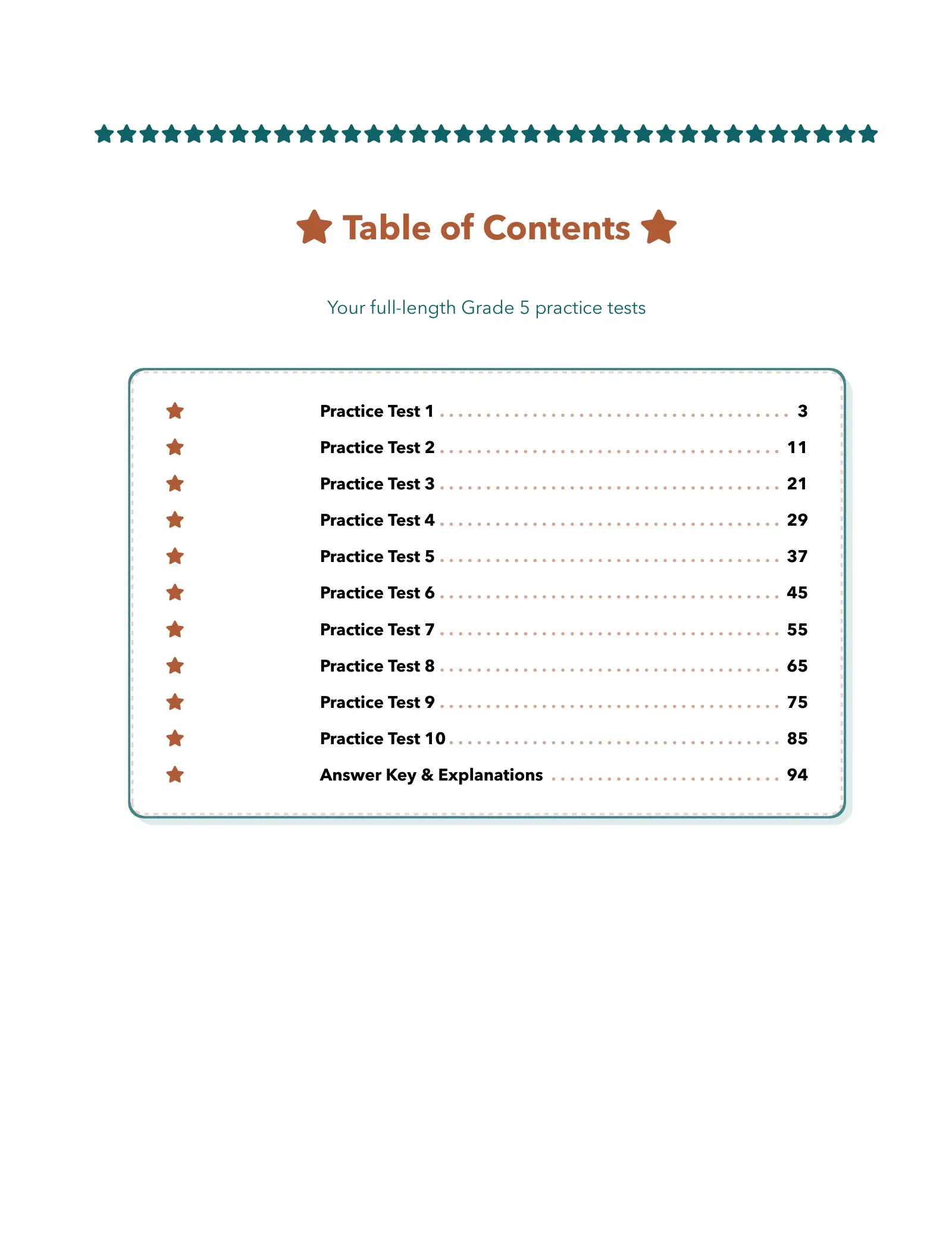 ViewMath book table of contents page