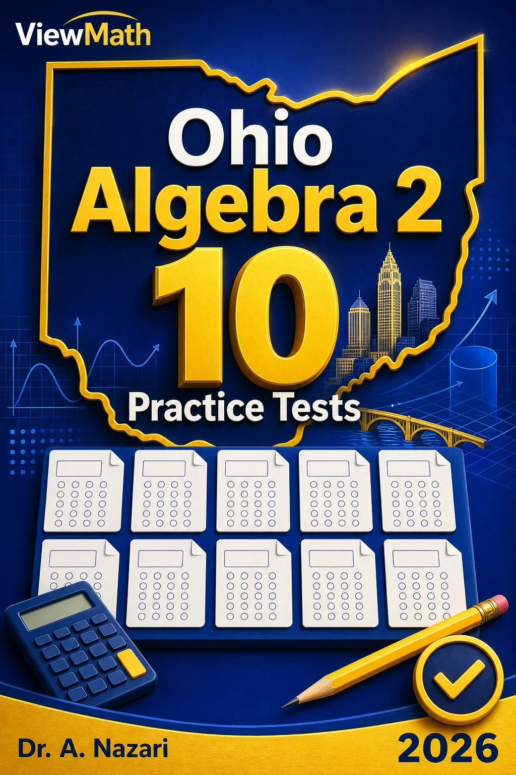 10 Full-Length Ohio Algebra 2 Practice Tests