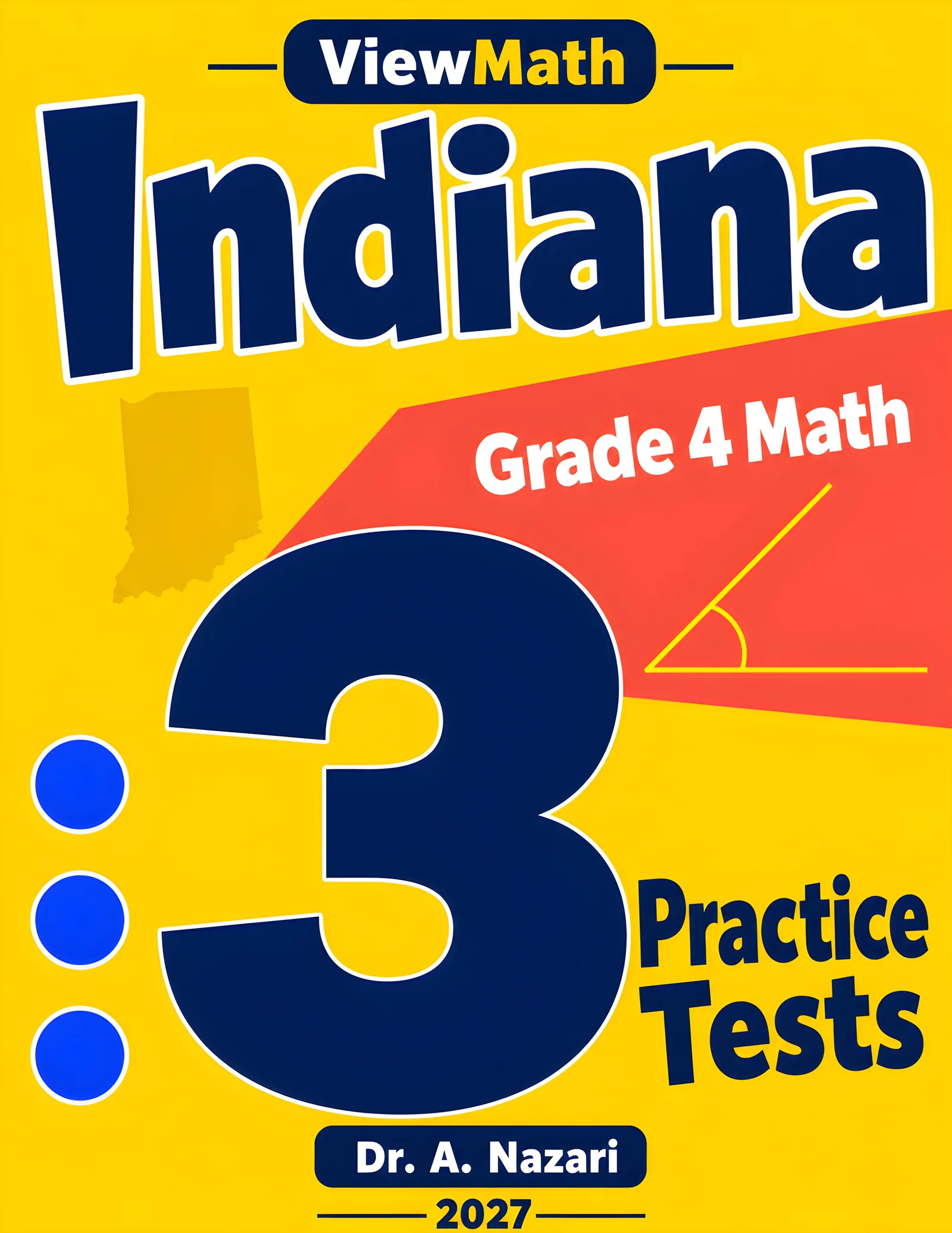 Indiana ILEARN Grade 4 Math Practice Tests Bundle: 25 Unique Full-Length Tests