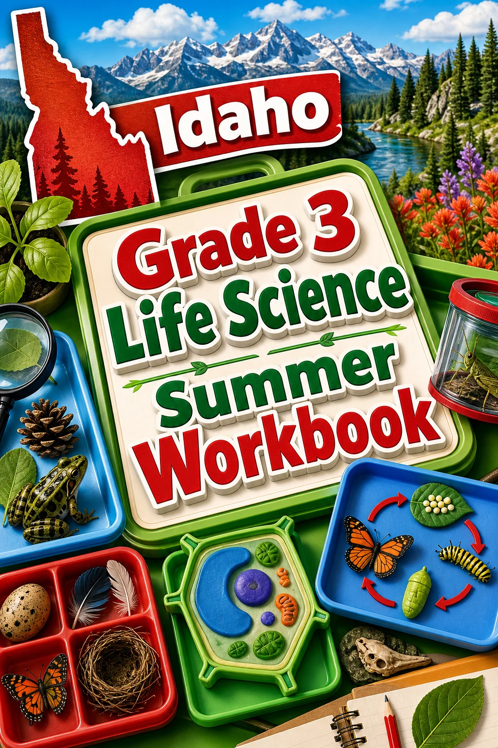 Idaho Grade 3 Life Science Summer Workbook