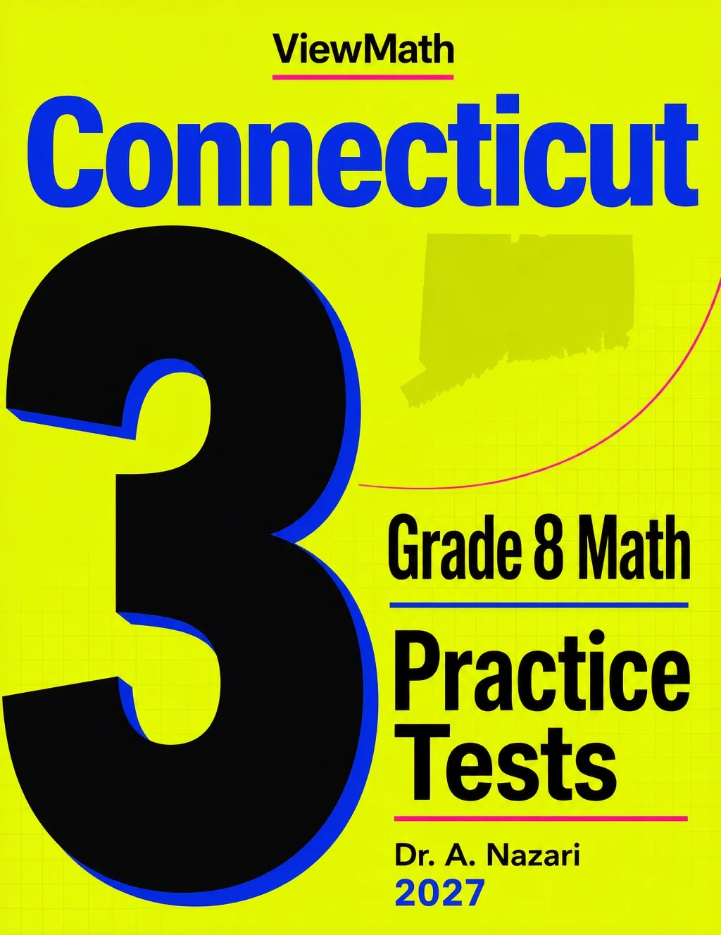 Connecticut SBAC Grade 8 Math Practice Tests Bundle: 25 Unique Full-Length Tests