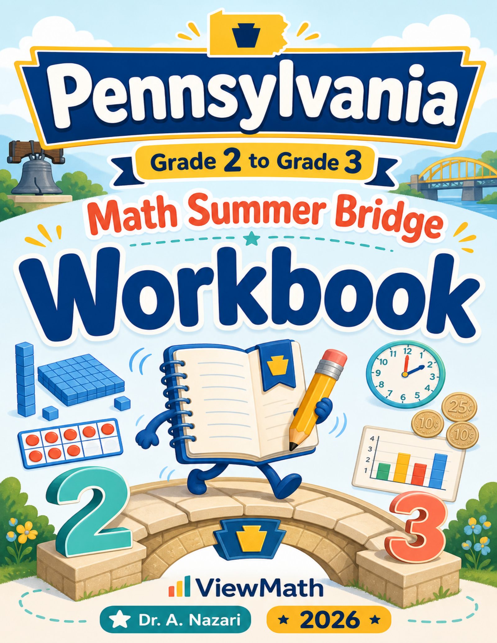 Pennsylvania Grade 2 to Grade 3 Math Summer Bridge Workbook