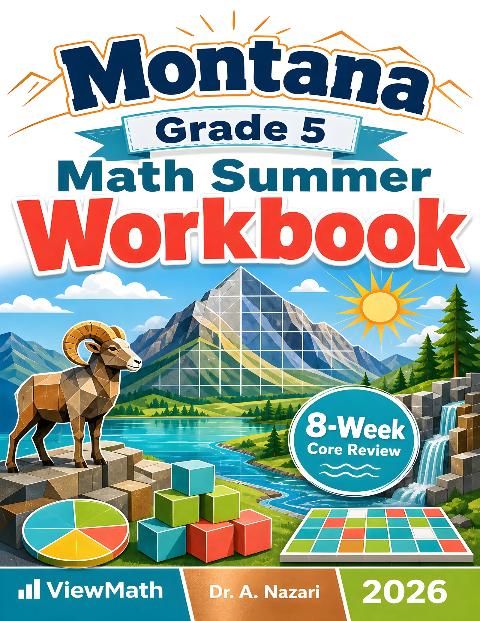 Montana MontCAS Grade 5 Math Summer Review Workbook