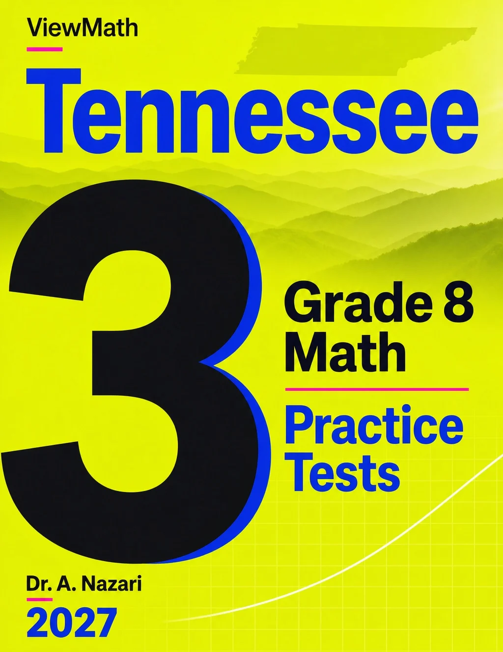 Tennessee TCAP Grade 8 Math Practice Tests Bundle: 25 Unique Full-Length Tests