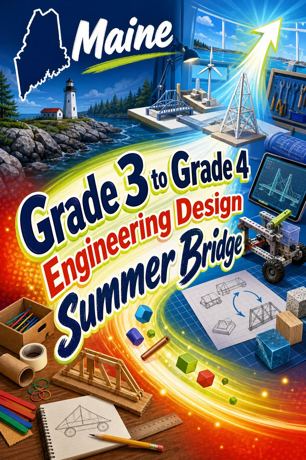 Maine Grade 3 to Grade 4 Engineering Design Summer Bridge