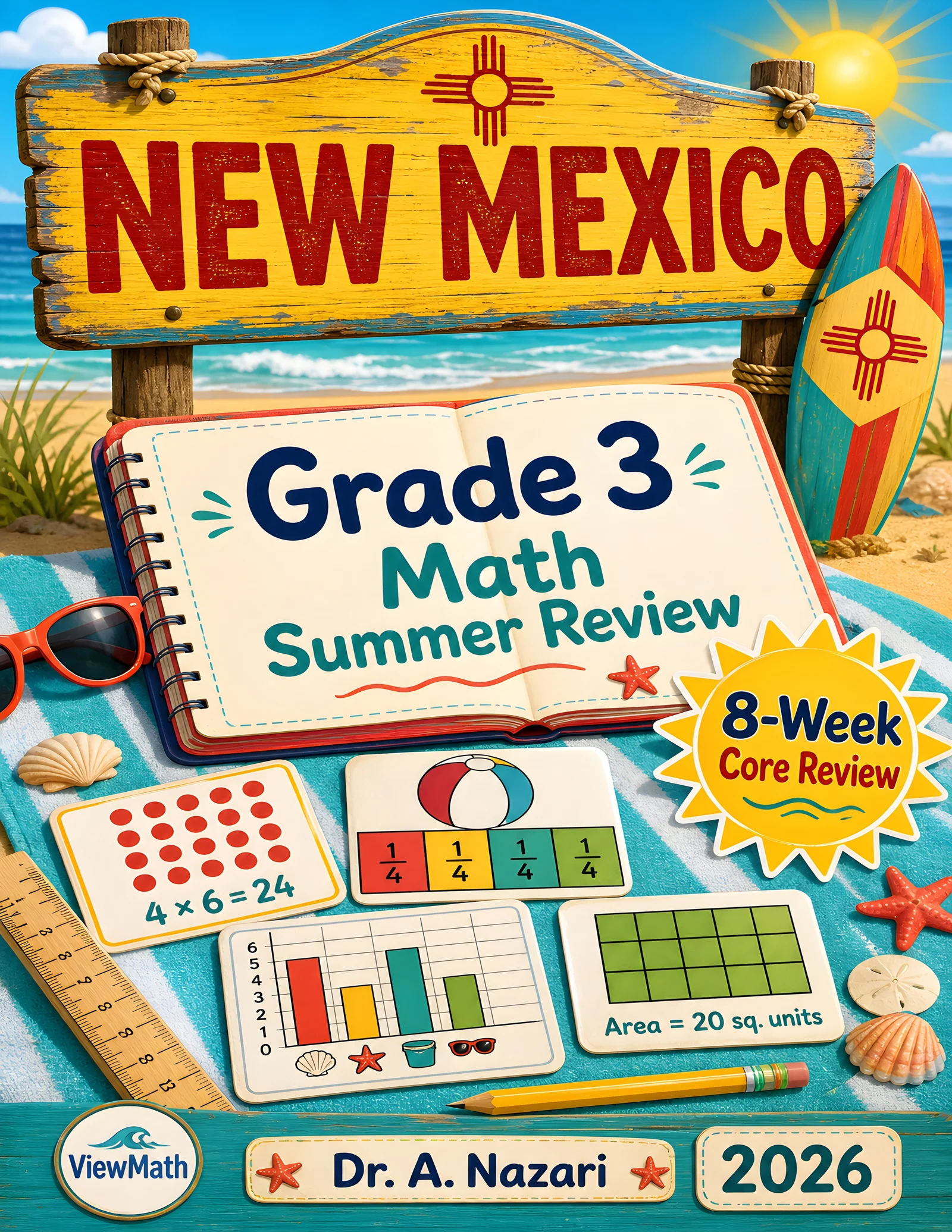 New Mexico NM-MSSA Grade 3 Math Summer Review