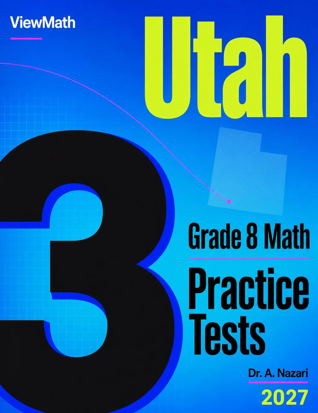 Utah RISE Grade 8 Math Practice Tests Bundle: 25 Unique Full-Length Tests