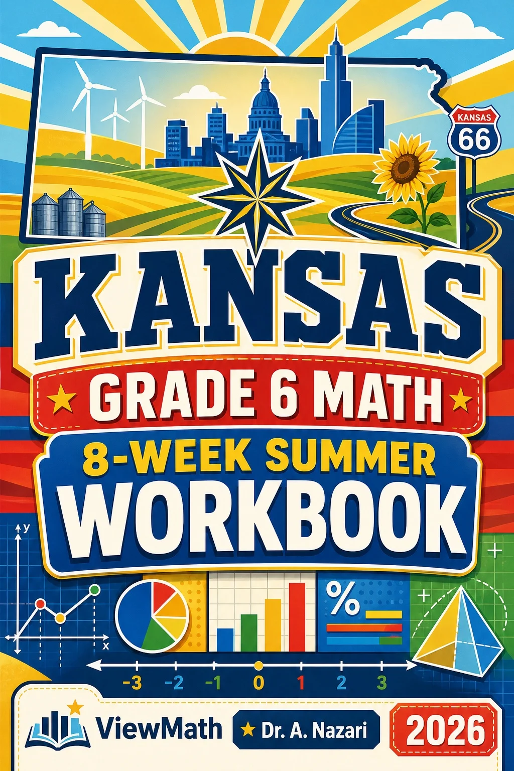 Kansas KAP Grade 6 Math Summer Review Workbook