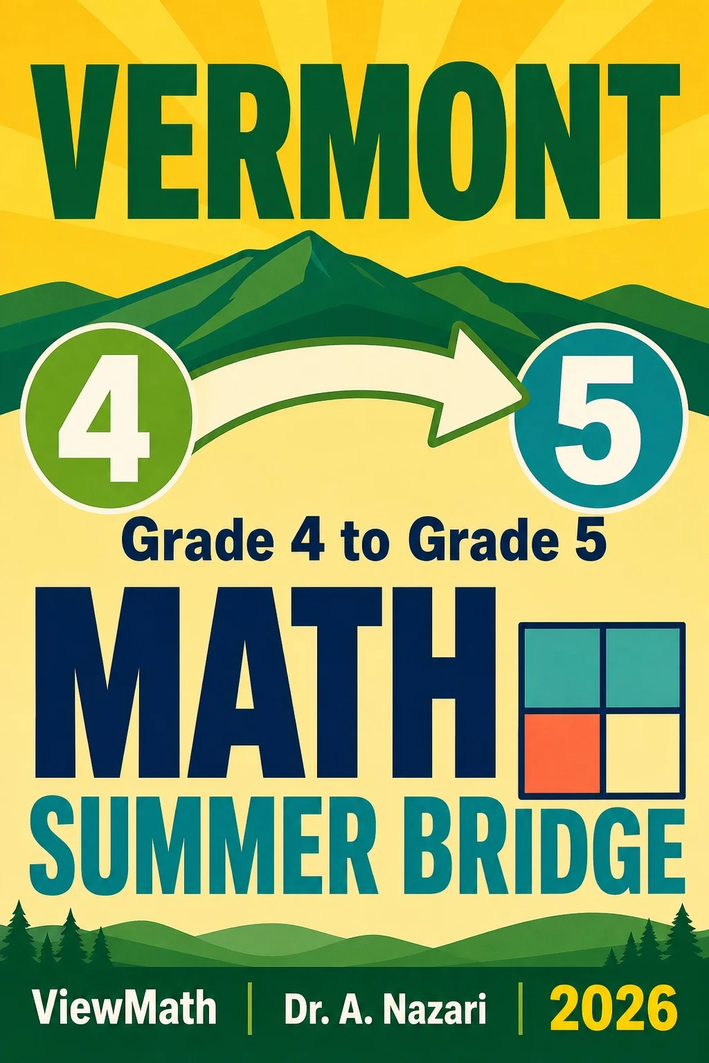 Vermont SBAC Grade 4 Math Summer Bridge