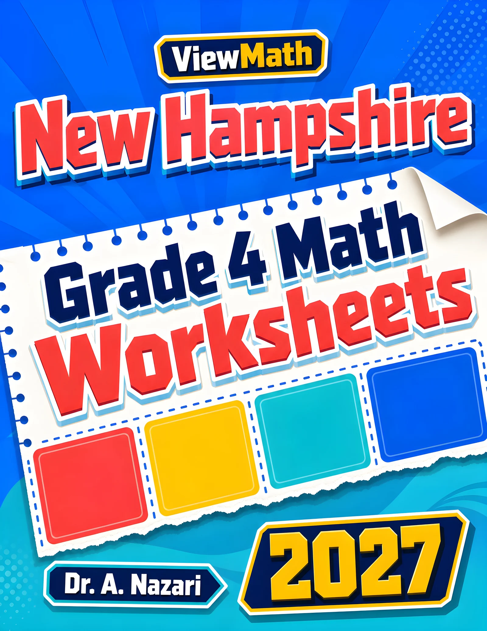 New Hampshire NH SAS Grade 4 Math Worksheets