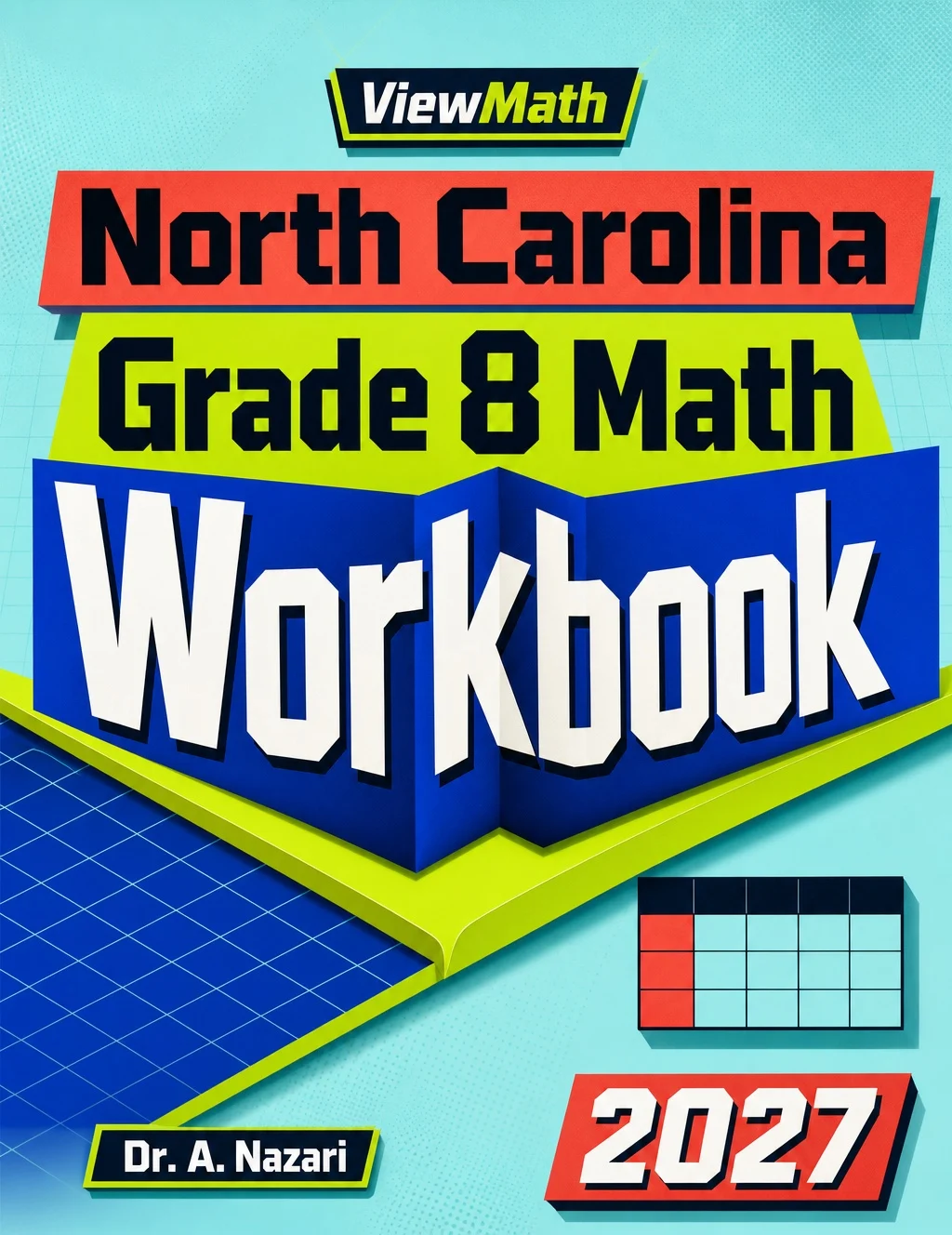 North Carolina NC EOG Grade 8 Math Workbook