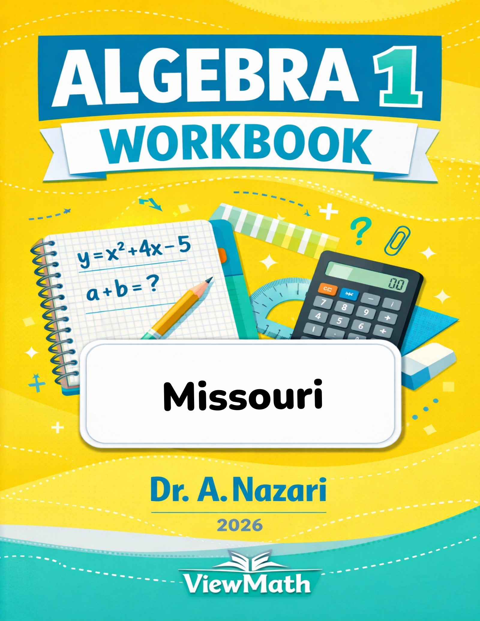 Missouri MAP EOC Algebra 1 Math Workbook