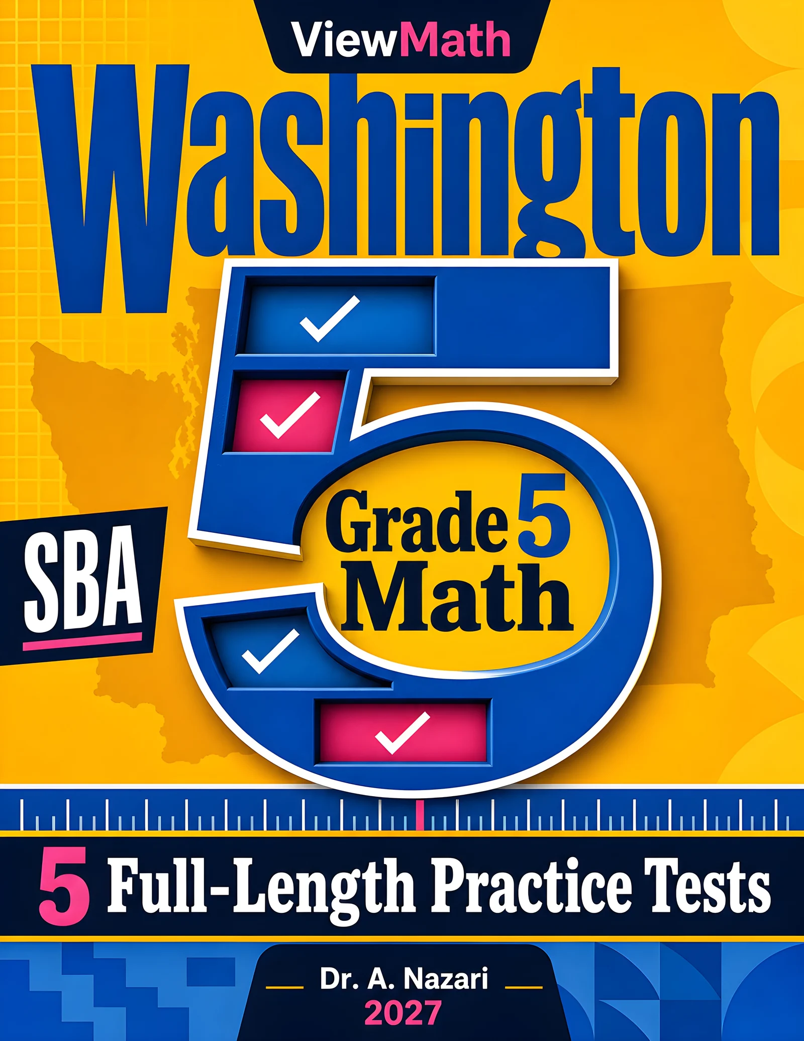 5 Full-Length Washington SBA Grade 5 Math Practice Tests