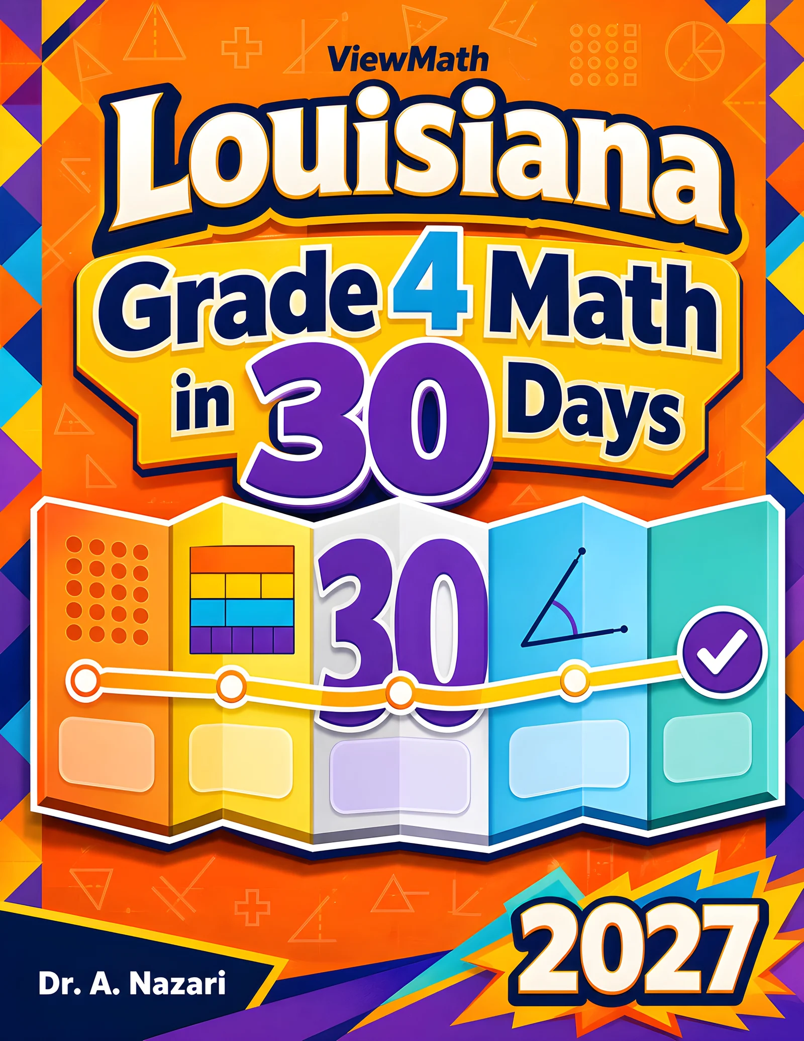 Louisiana LEAP 2025 Grade 4 Math in 30 Days