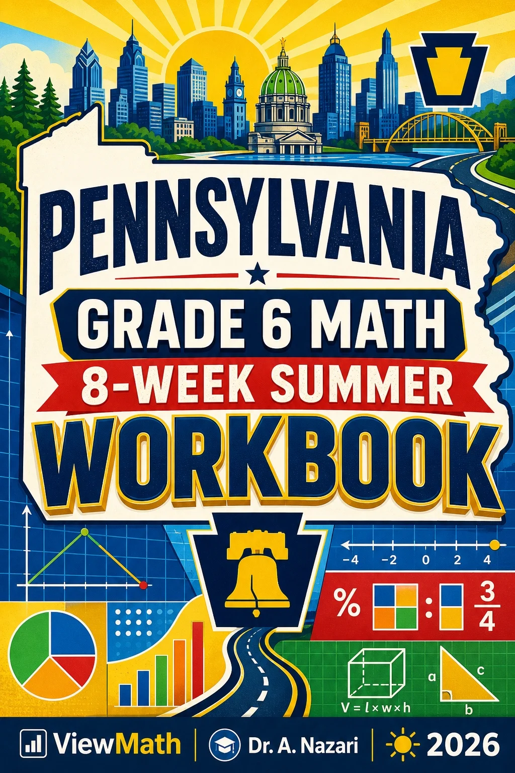 Pennsylvania PSSA Grade 6 Math Summer Review Workbook