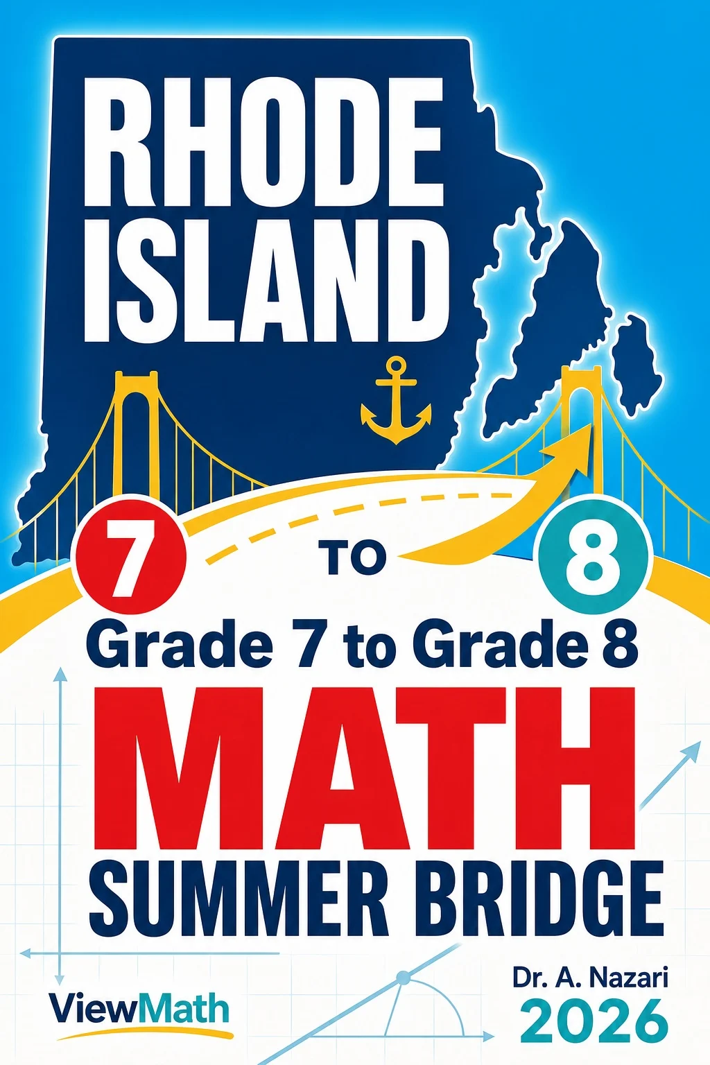 Rhode Island RICAS Grade 7 to Grade 8 Math Summer Bridge