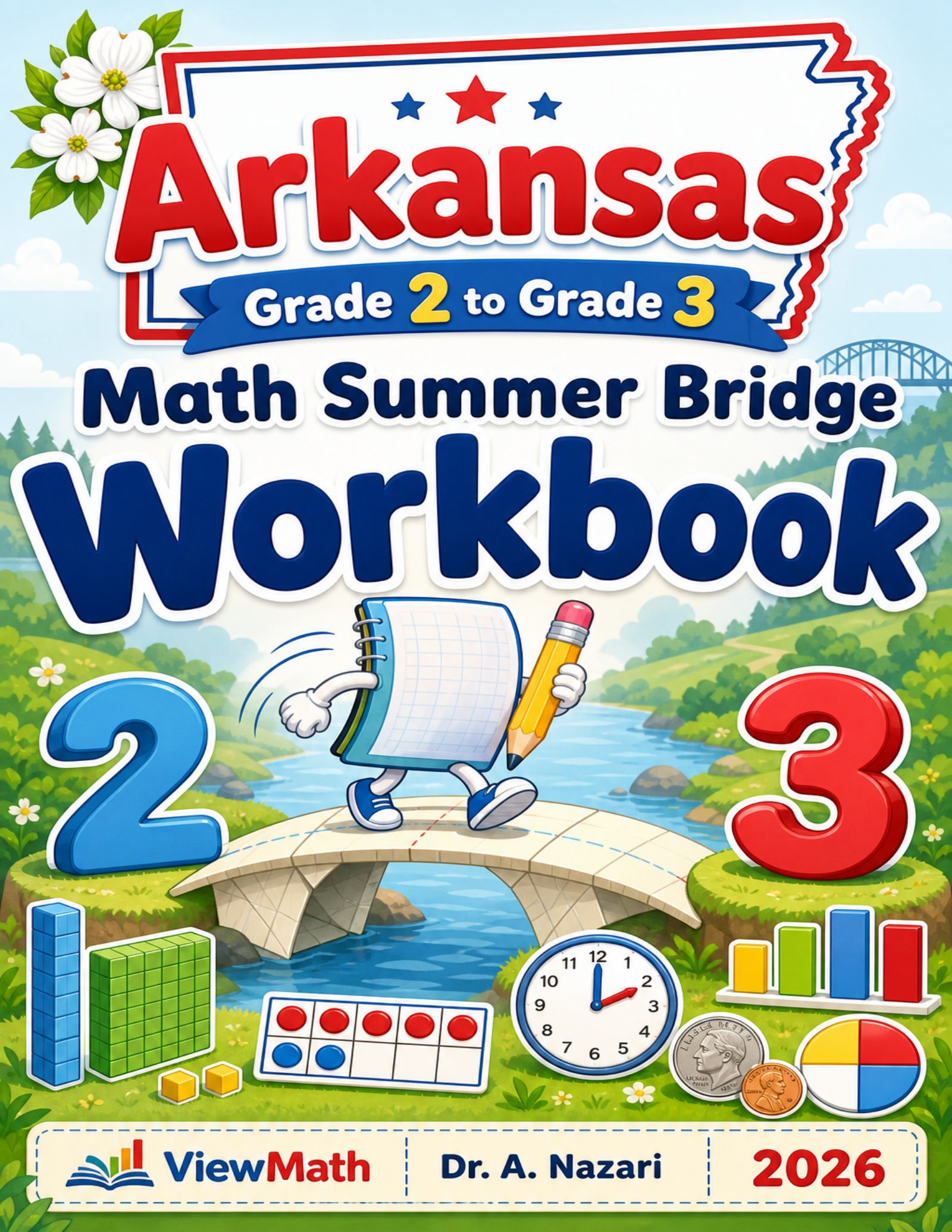 Arkansas Grade 2 to Grade 3 Math Summer Bridge Workbook