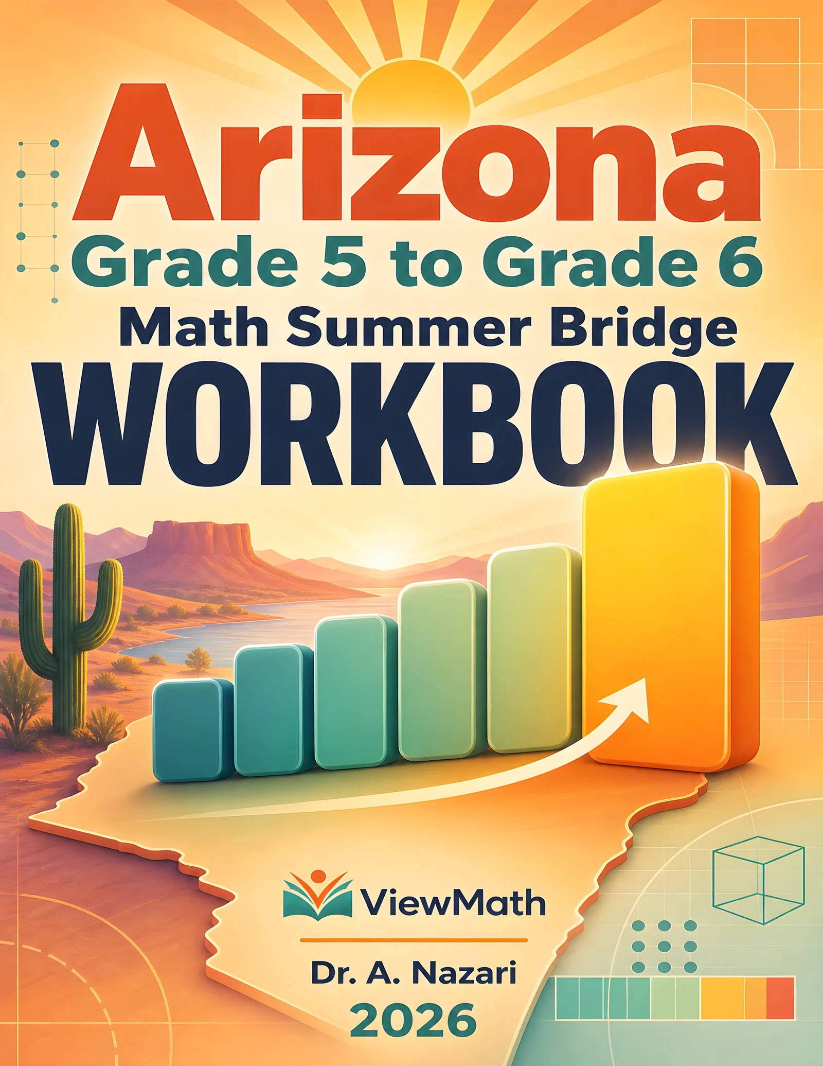 Arizona AASA Grade 5 Math Summer Bridge Workbook