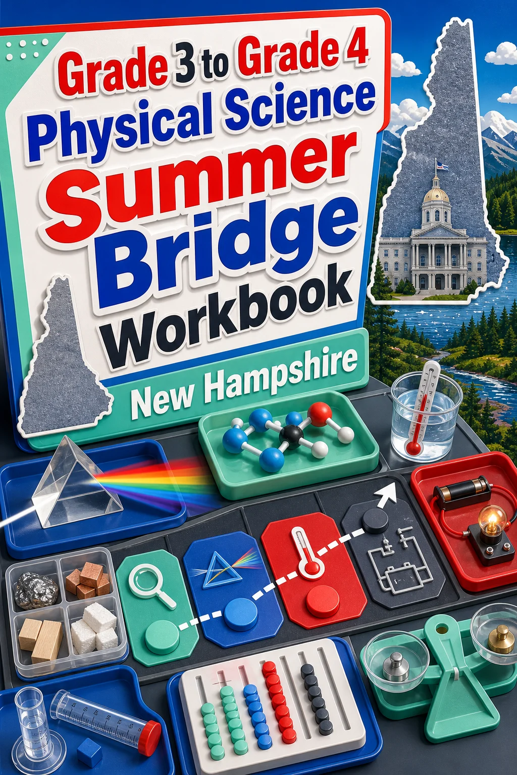 New Hampshire Grade 3 to Grade 4 Physical Science Summer Bridge Workbook