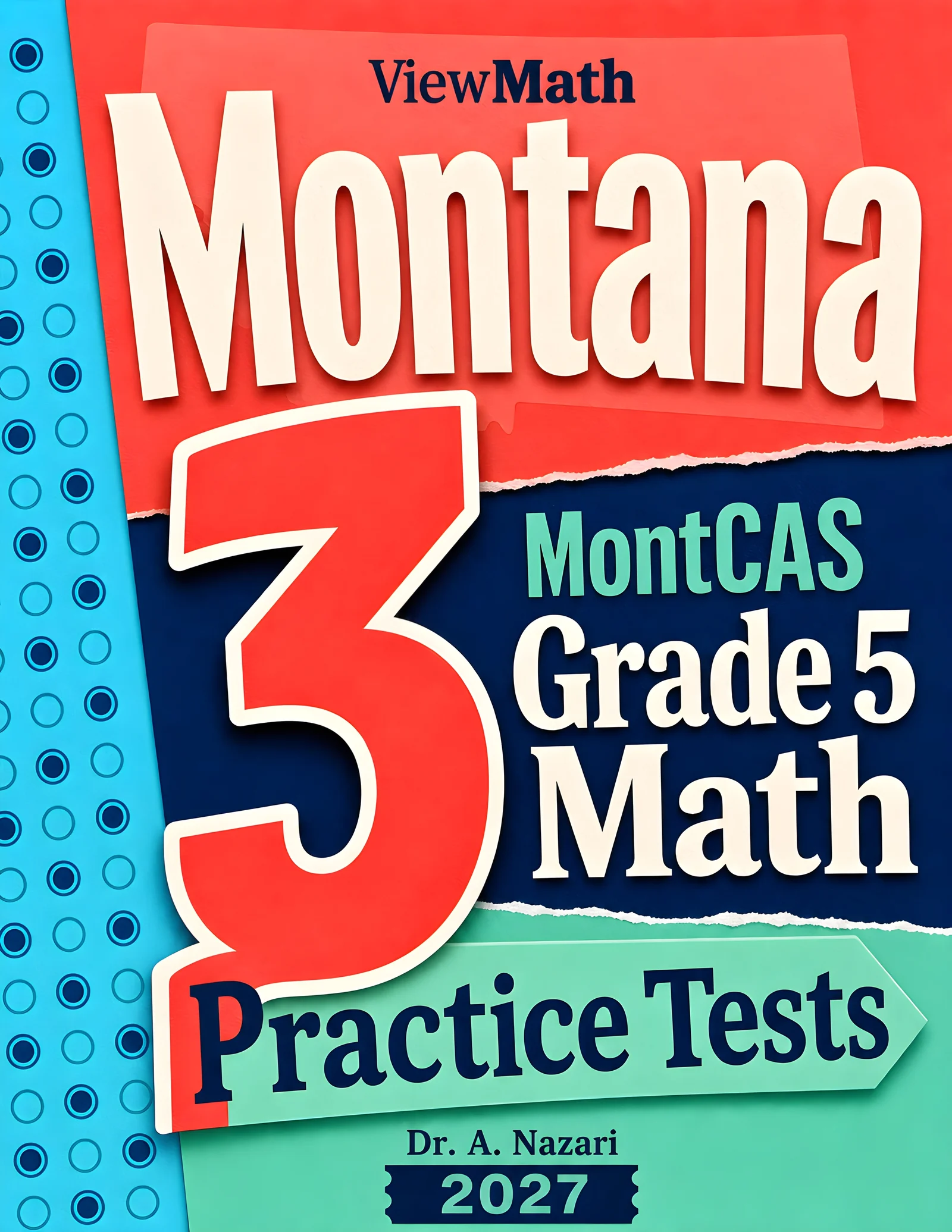 Montana MontCAS Grade 5 Math Practice Tests Bundle: 25 Unique Full-Length Tests
