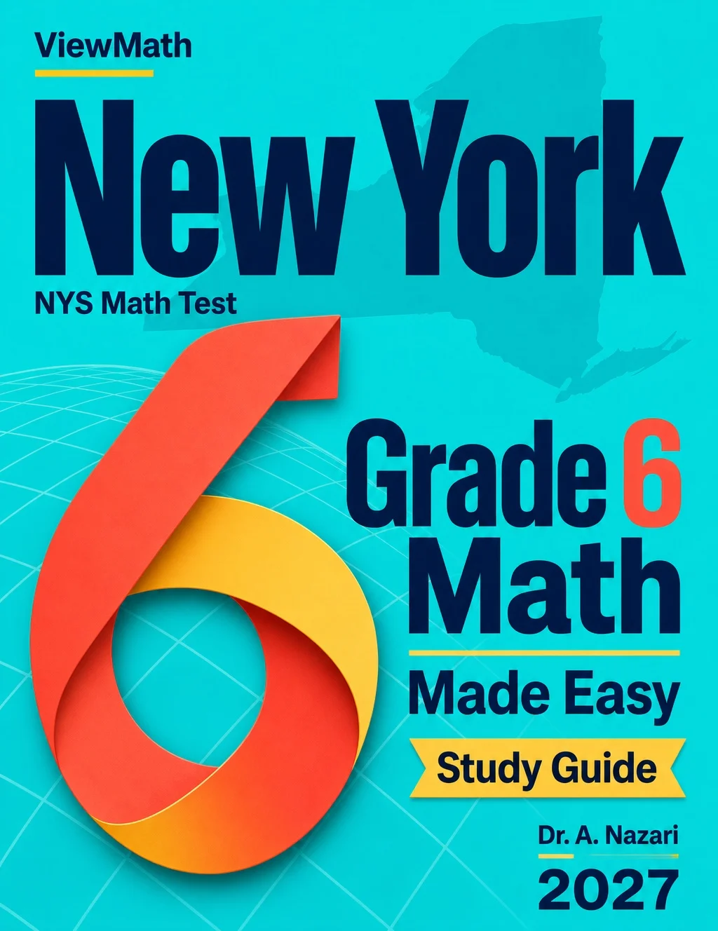 New York NYS Math Test Grade 6 Math Learn & Test Bundle: 7 Books & 25 Tests