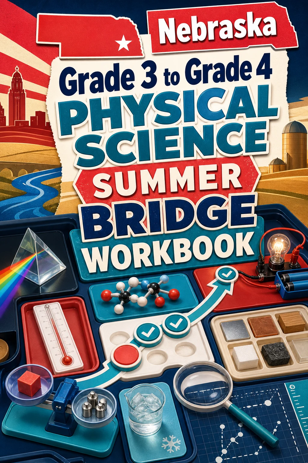Nebraska Grade 3 to Grade 4 Physical Science Summer Bridge Workbook