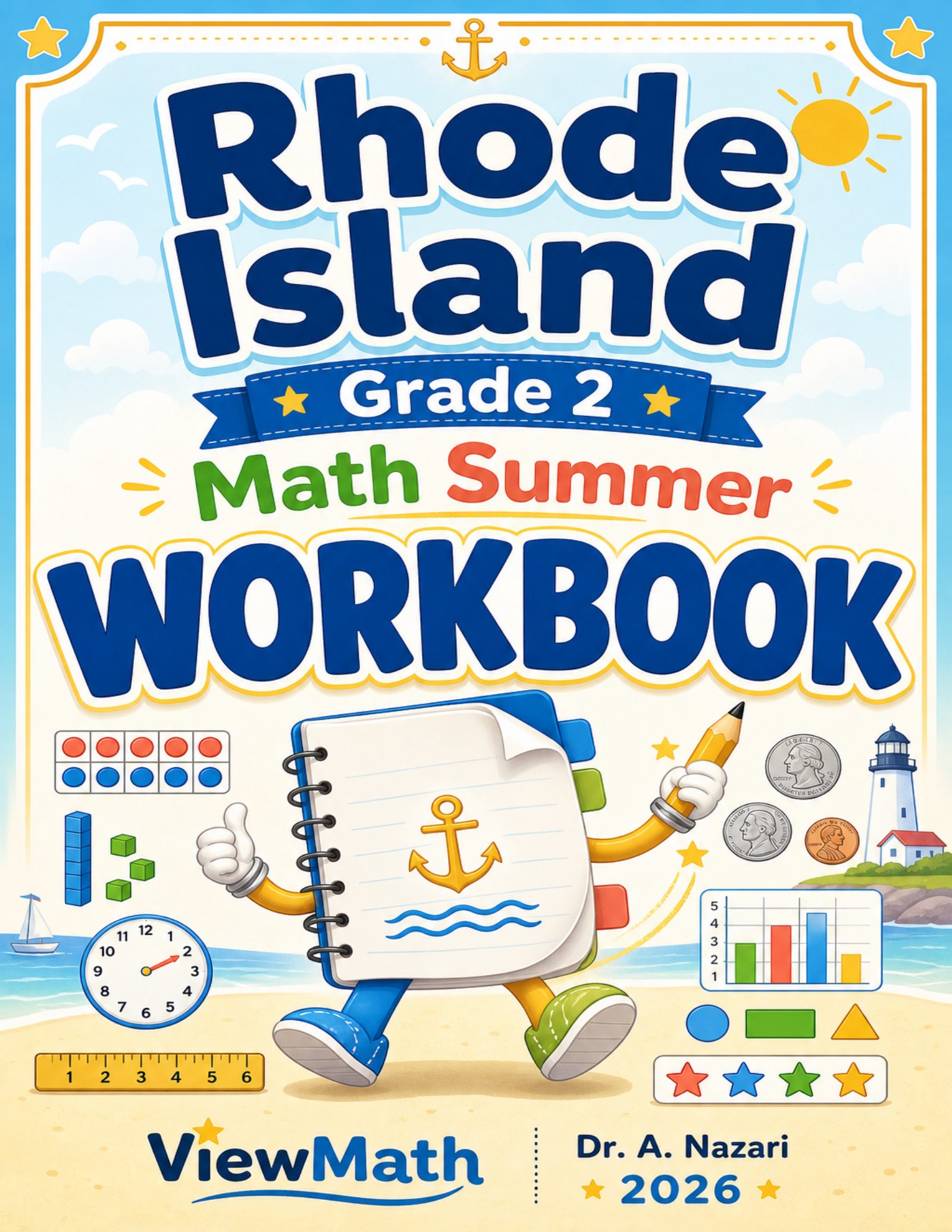 Rhode Island Grade 2 Math Summer Workbook