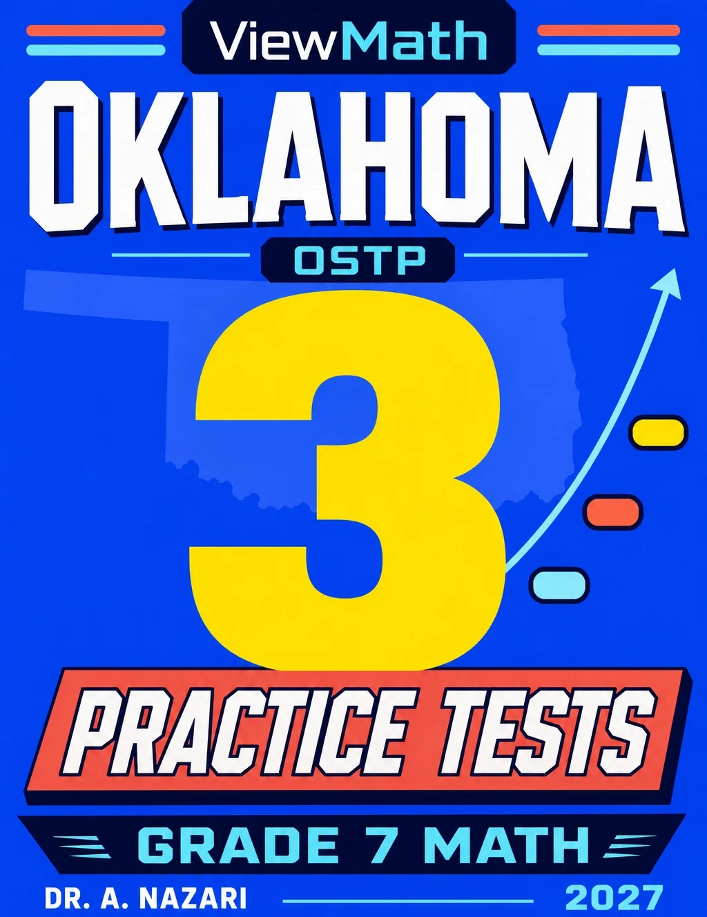 Oklahoma Grade 7 Math Practice Tests Bundle: 25 Unique Full-Length Tests