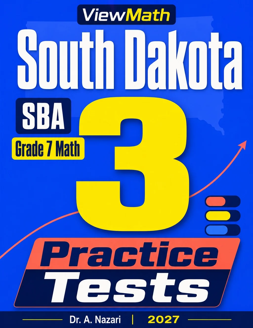 South Dakota Grade 7 Math Practice Tests Bundle: 25 Unique Full-Length Tests