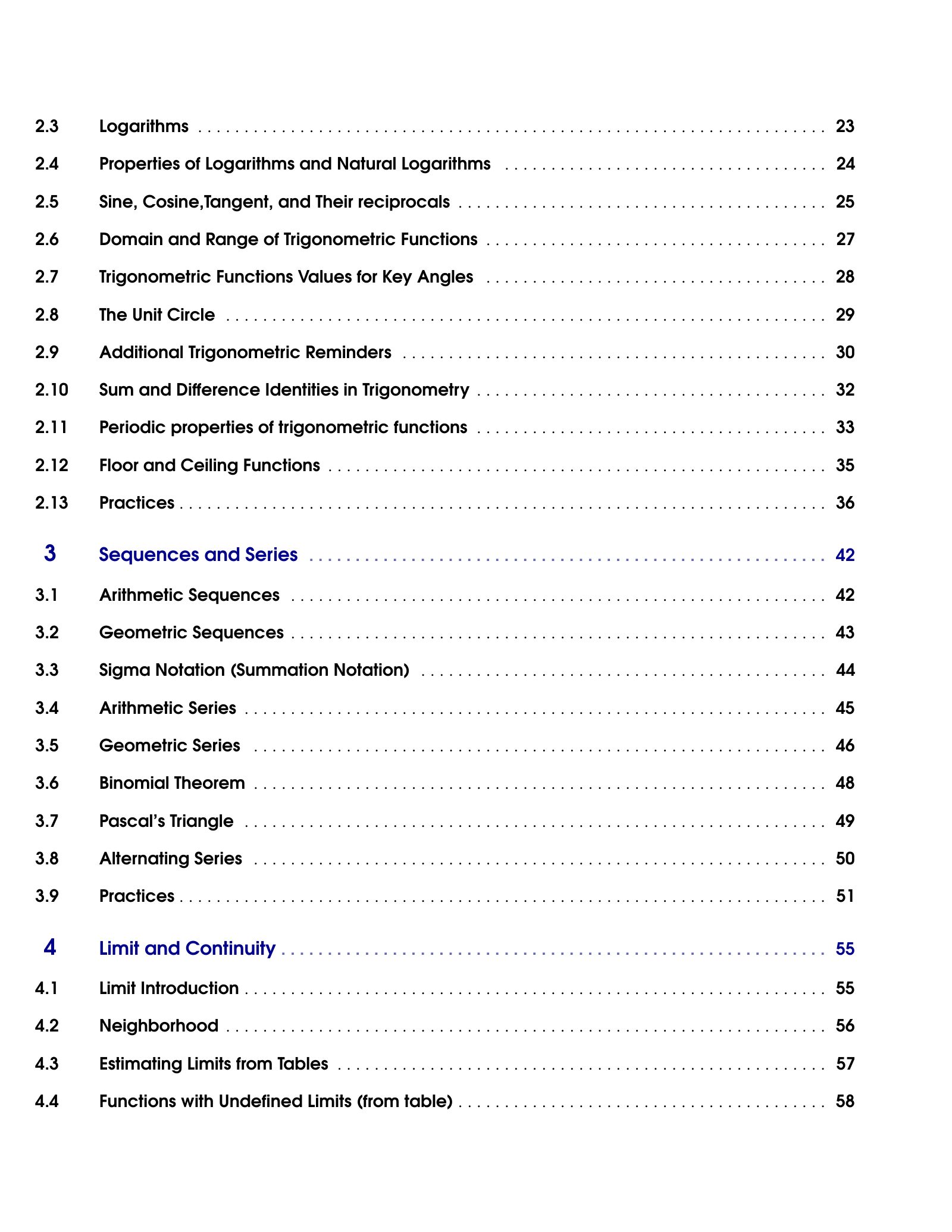 Representative ViewMath book learning or practice page