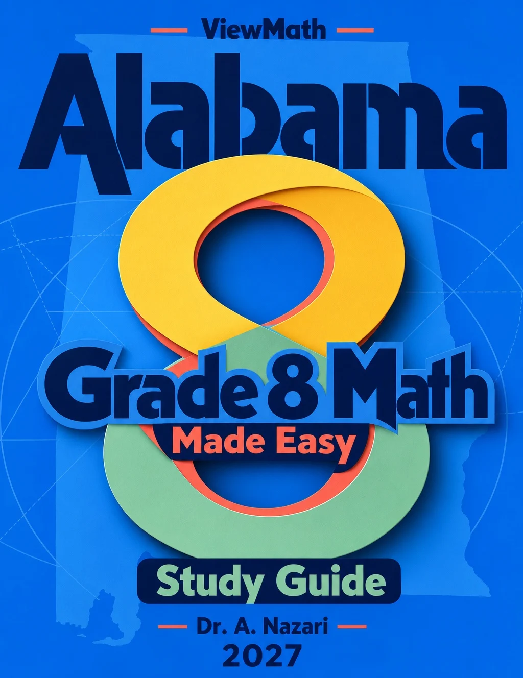Alabama ACAP Grade 8 Math Learn & Test Bundle: 3 Guides, Workbook & 25 Tests