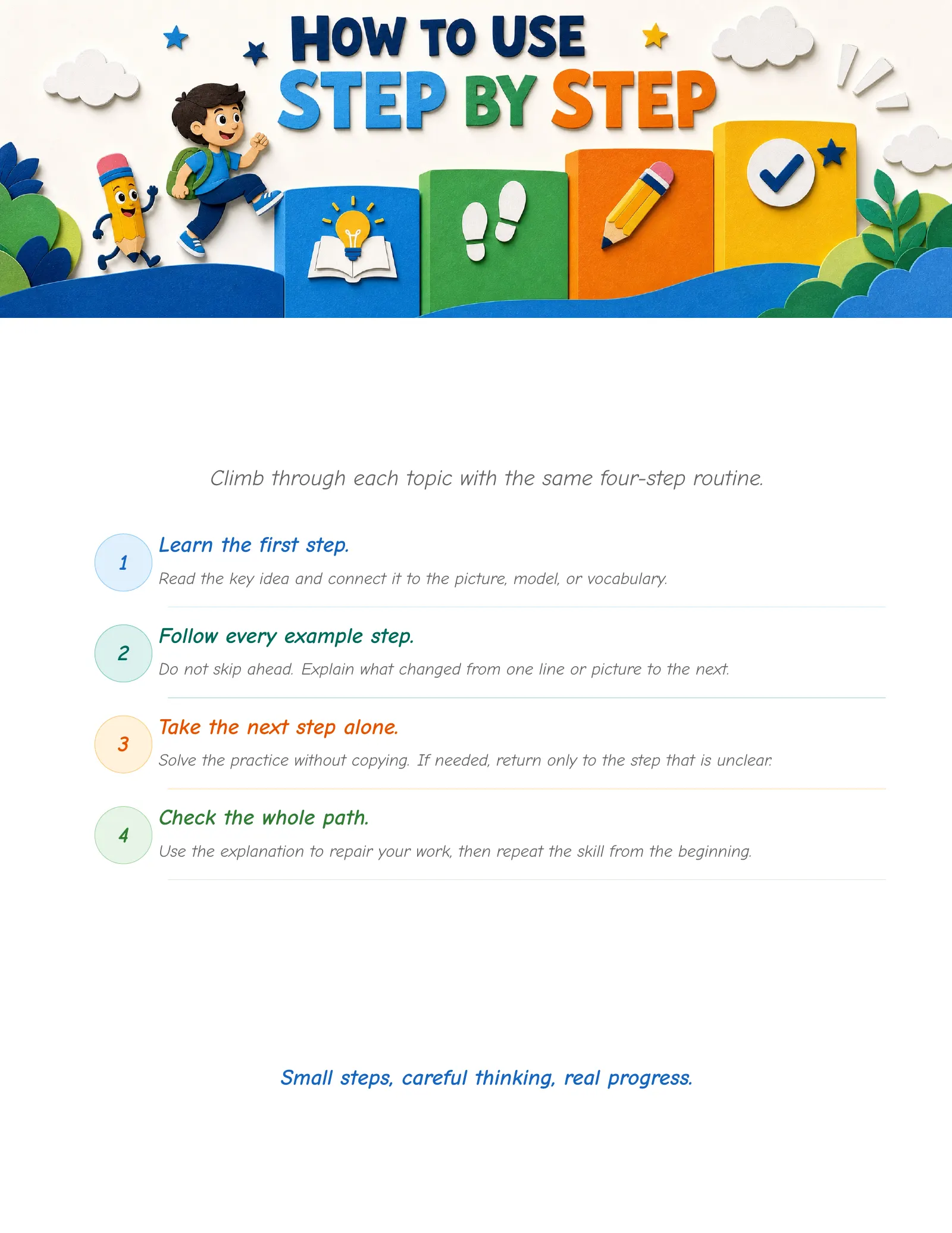 ViewMath book how-to-use page