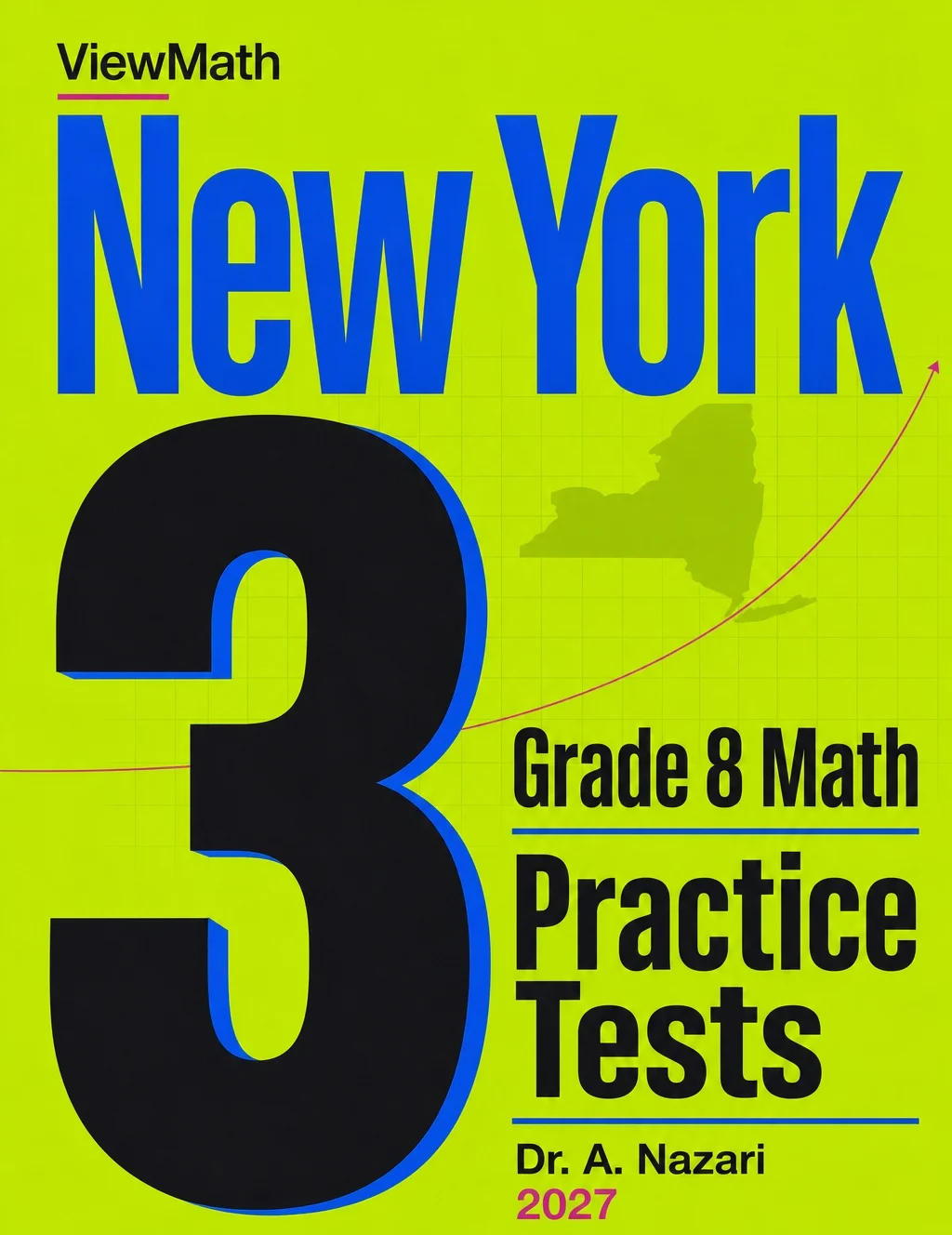 New York NYS Math Test Grade 8 Math Practice Tests Bundle: 25 Full-Length Tests
