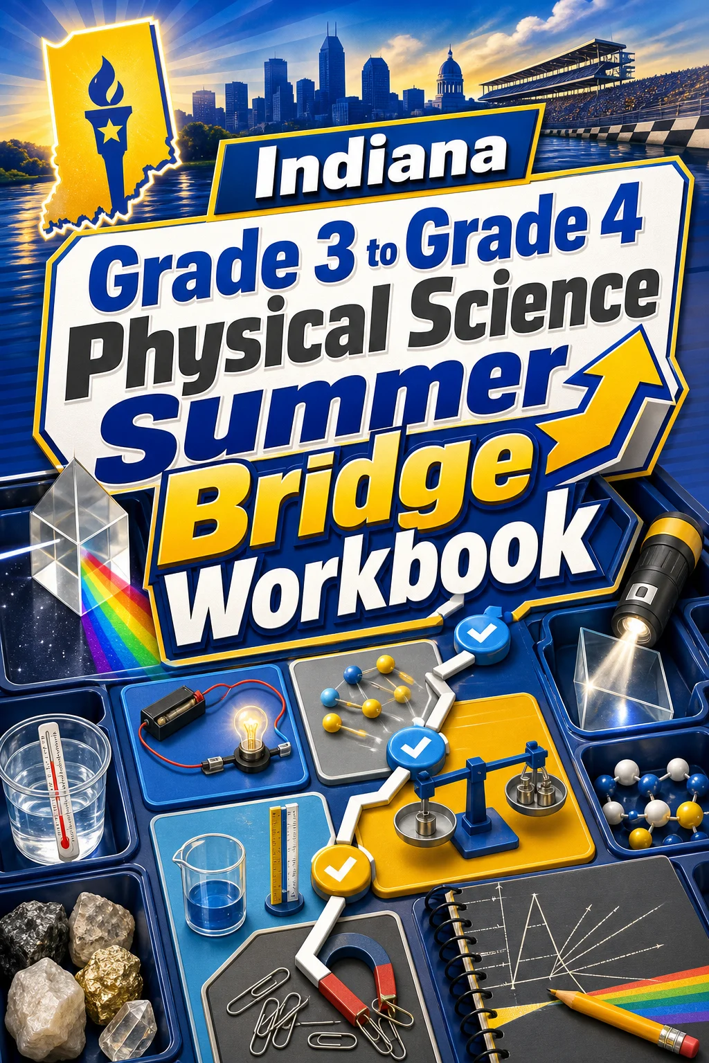 Indiana Grade 3 to Grade 4 Physical Science Summer Bridge Workbook