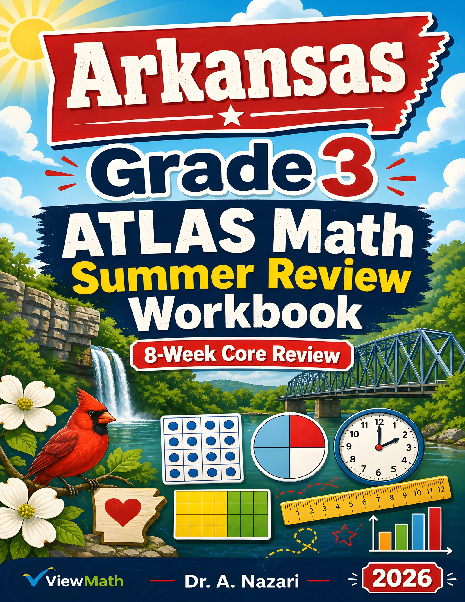 Arkansas ATLAS Grade 3 Math Summer Review Workbook