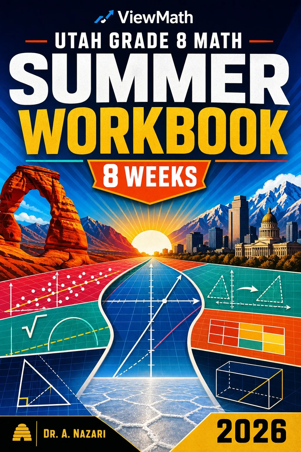 Utah RISE Grade 8 Math Summer Review Workbook