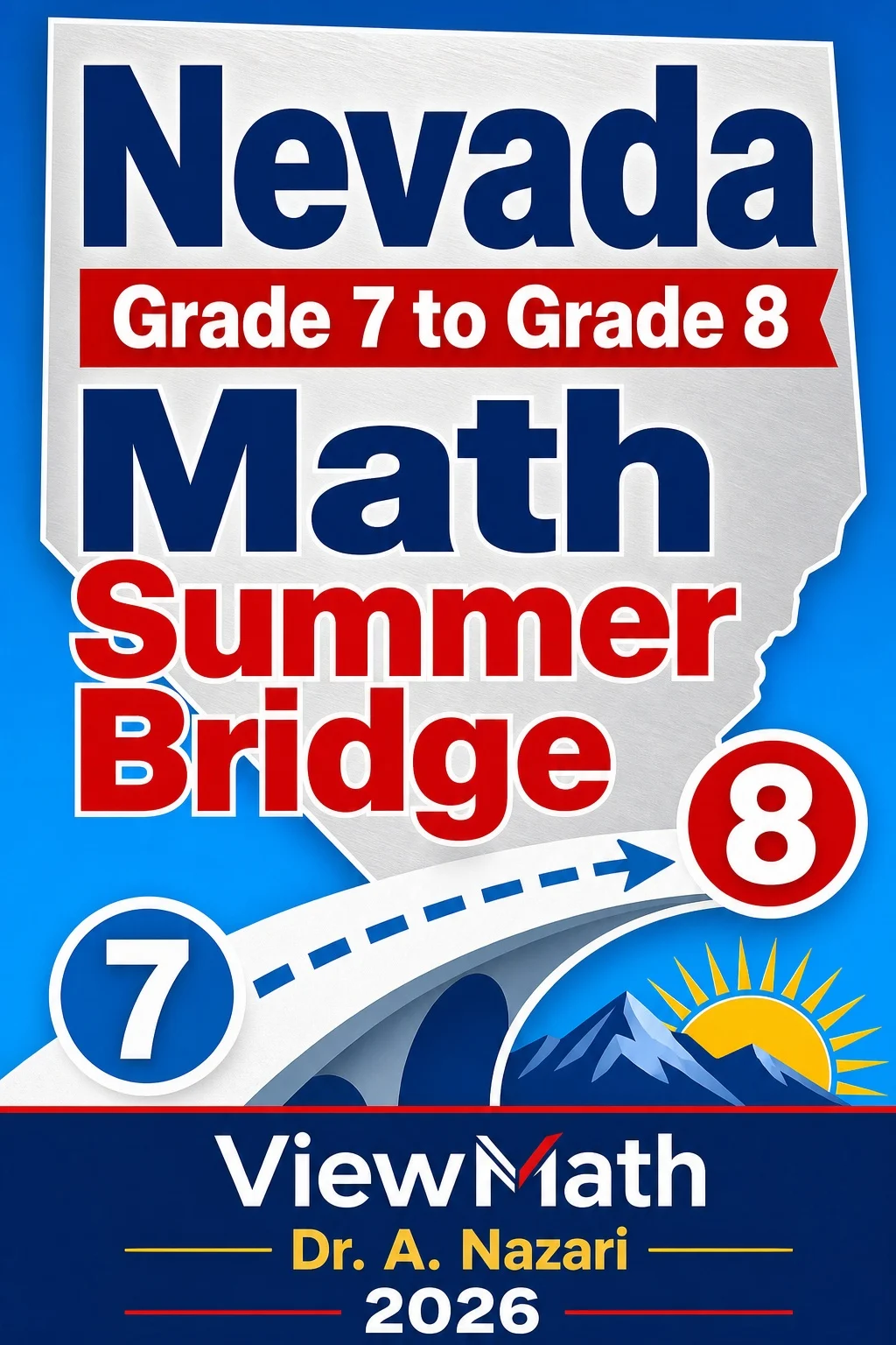 Nevada SBAC Grade 7 to Grade 8 Math Summer Bridge