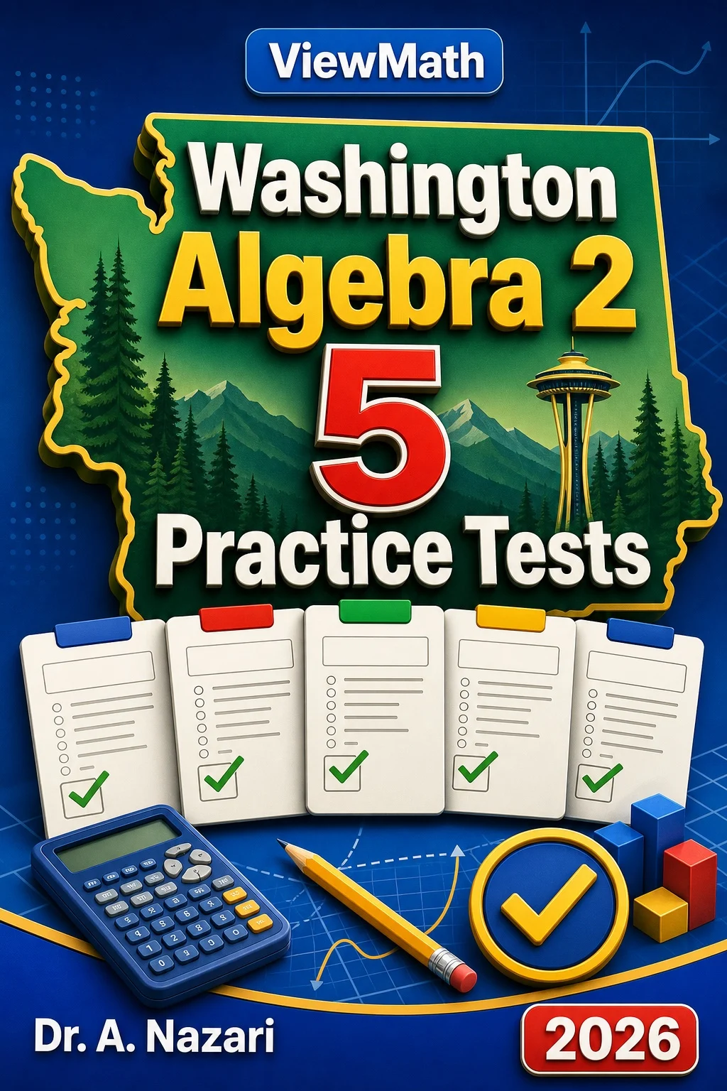 5 Full-Length Washington Algebra 2 Practice Tests