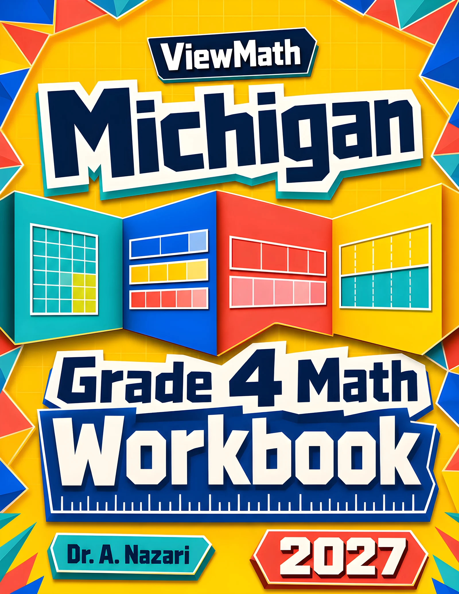 Michigan M-STEP Grade 4 Math Workbook
