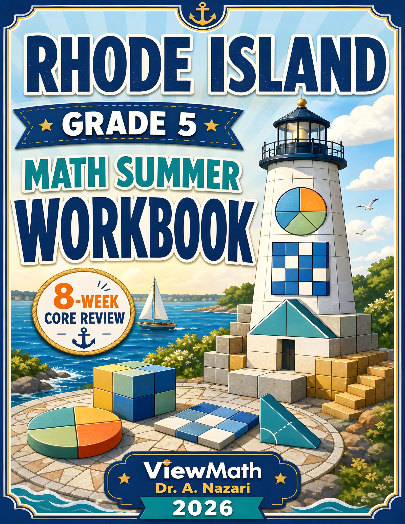 Rhode Island RICAS Grade 5 Math Summer Review Workbook