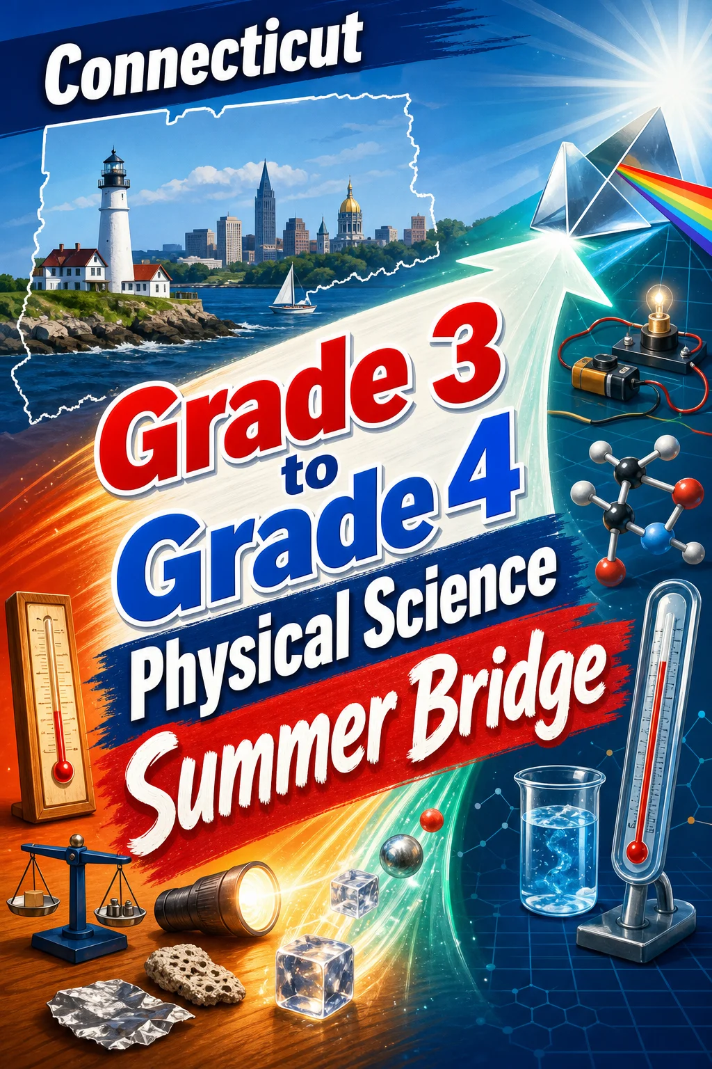Connecticut Grade 3 to Grade 4 Physical Science Summer Bridge