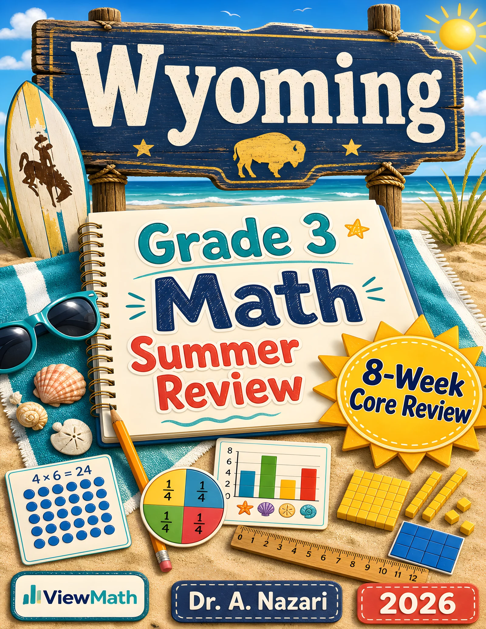 Wyoming WY-TOPP Grade 3 Math Summer Review