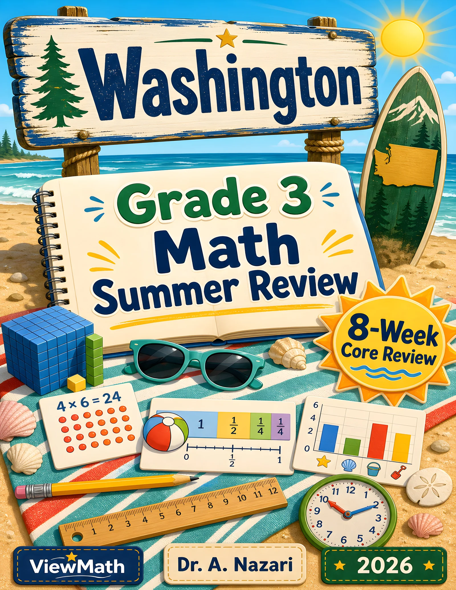 Washington SBA Grade 3 Math Summer Review