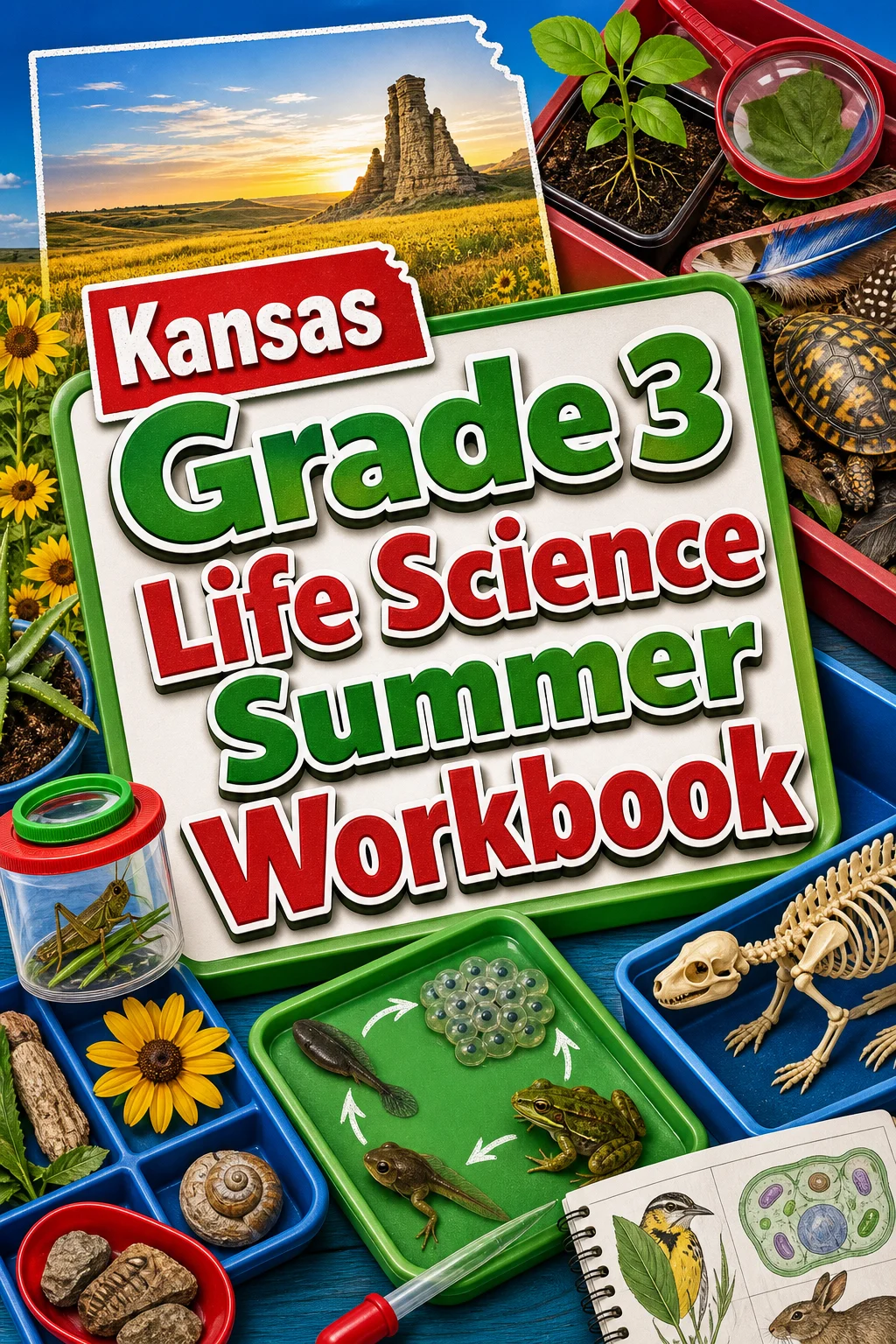 Kansas Grade 3 Life Science Summer Workbook