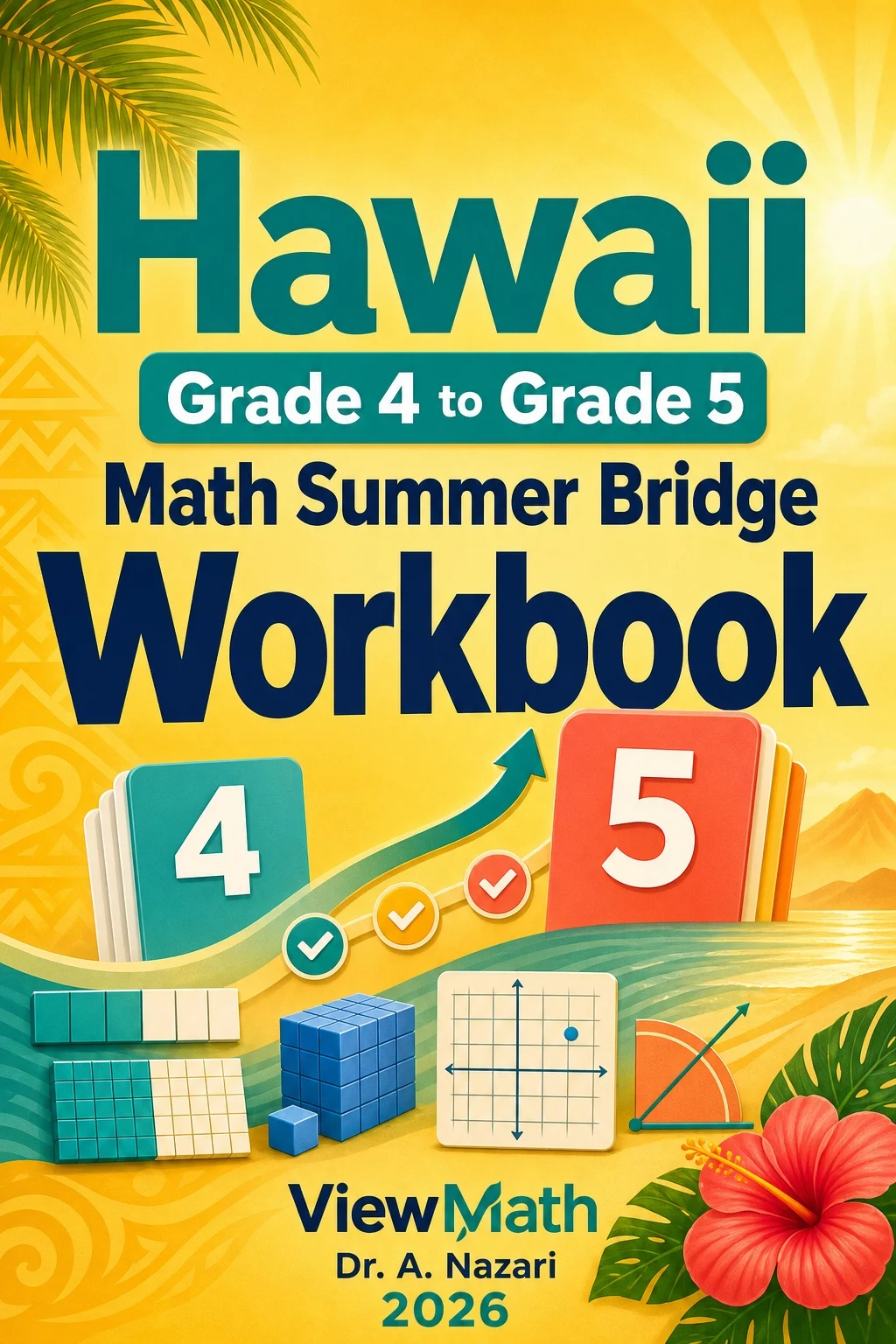 Hawaii SBA Grade 4 Math Summer Bridge Workbook