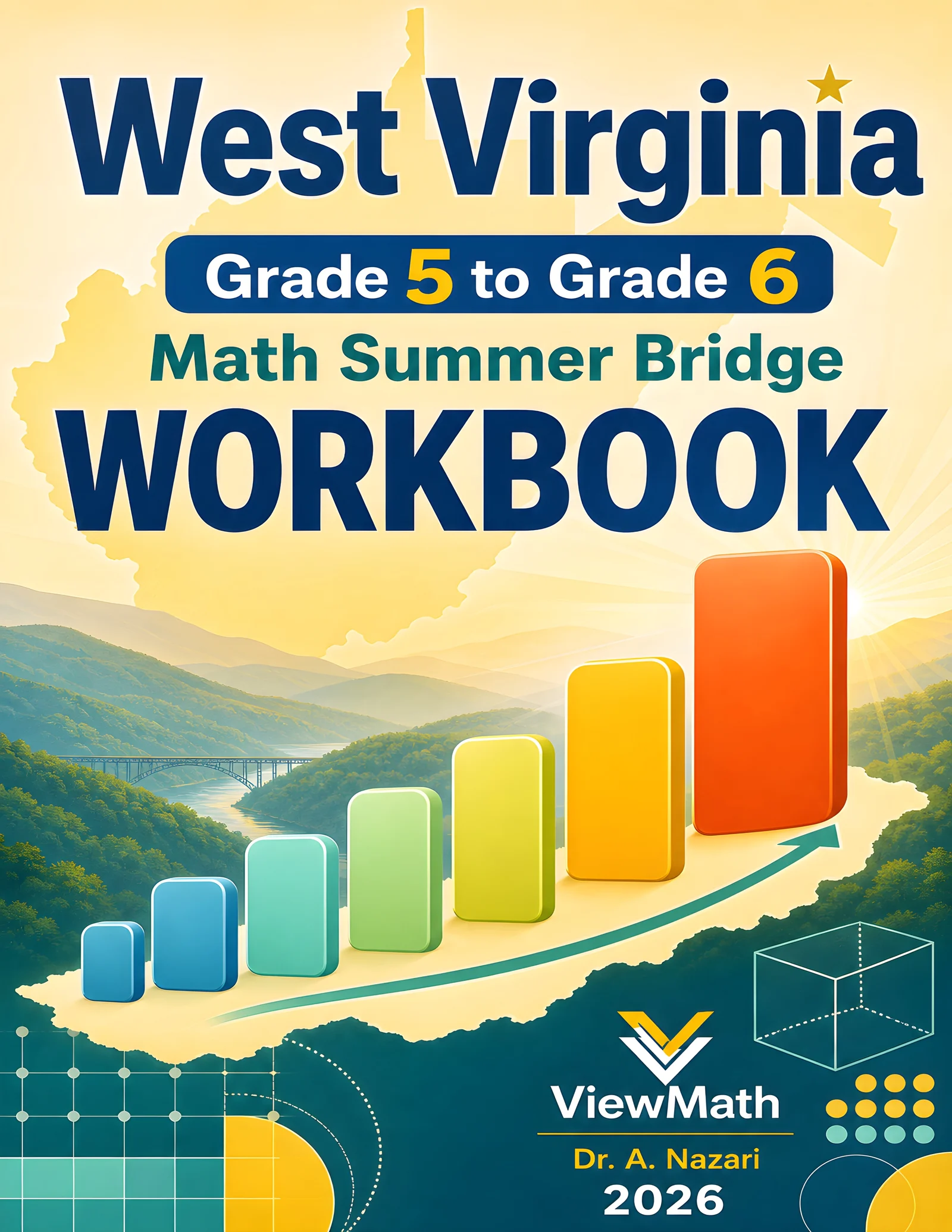 West Virginia WVGSA Grade 5 Math Summer Bridge Workbook