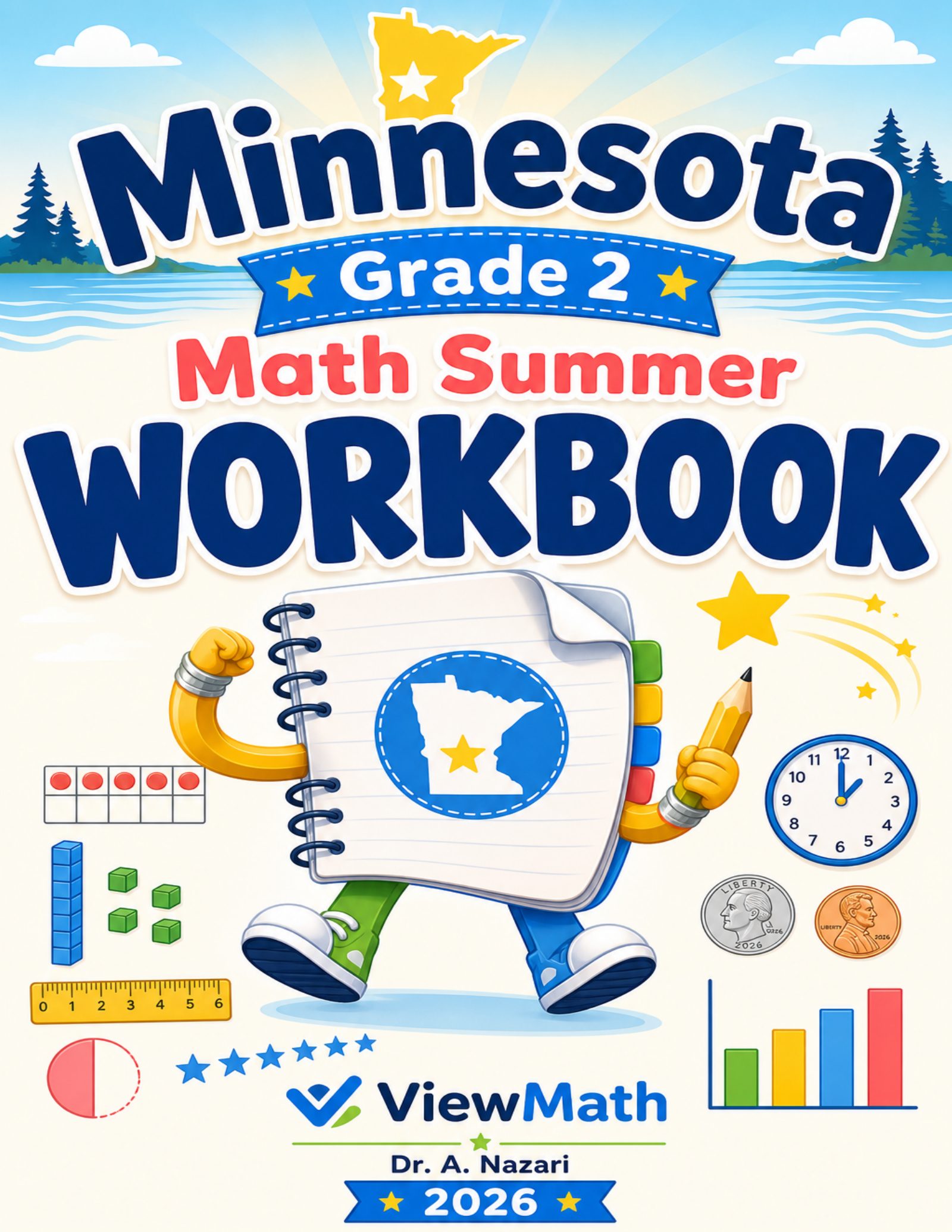 Minnesota Grade 2 Math Summer Workbook